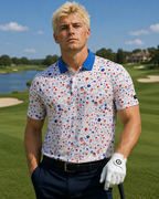 4th of July Party Performance Golf Polo